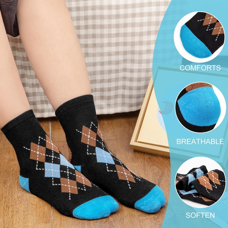 Socksfad Store 5-6 Pairs Women's Cute Cat Socks Gifts, Funny Novelty Animal Print Crew Cotton Socks Christmas Gifts for Women Girls - Image 4